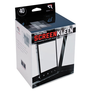 Read Right® Screenkleen Alcohol-free Wet Wipes, Cloth, 5 X 5, 40-box freeshipping - TVN Wholesale